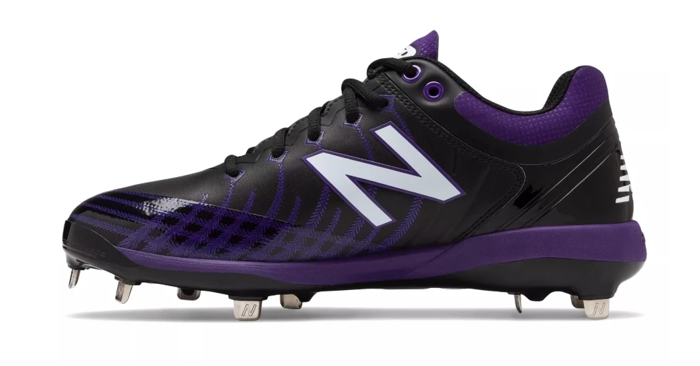 New Balance 4040v5 Metal Spikes – Black/Purple (L4040BP5) 2 New Balance 4040v5 Metal Spikes – Black/Purple (L4040BP5) - Image 2