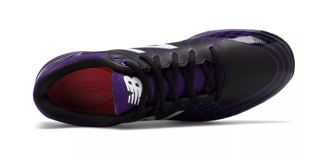New Balance 4040v5 Metal Spikes – Black/Purple (L4040BP5) 3 New Balance 4040v5 Metal Spikes – Black/Purple (L4040BP5) - Image 3