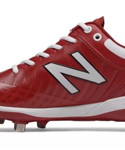 Alternative view of New Balance 4040v5 Metal Spikes – Cardinal/White (L4040MW5)