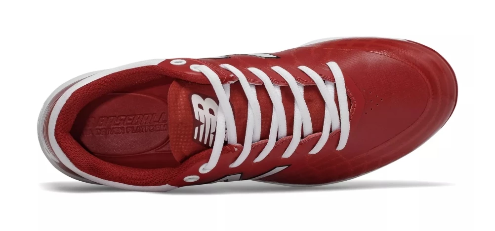 New Balance 4040v5 Metal Spikes – Cardinal/White (L4040MW5) 3 New Balance 4040v5 Metal Spikes – Cardinal/White (L4040MW5) - Image 3