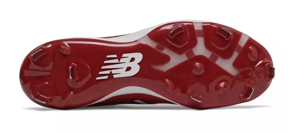 New Balance 4040v5 Metal Spikes – Cardinal/White (L4040MW5) 4 New Balance 4040v5 Metal Spikes – Cardinal/White (L4040MW5) - Image 4