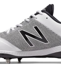 Alternative view of New Balance – White/Black Camo 4040v4 Baseball Spikes (L4040PW4)