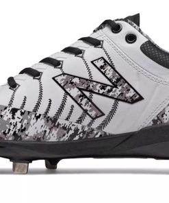 Alternative view of New Balance 4040v5 Metal Spikes – Black/White (L4040PW5)