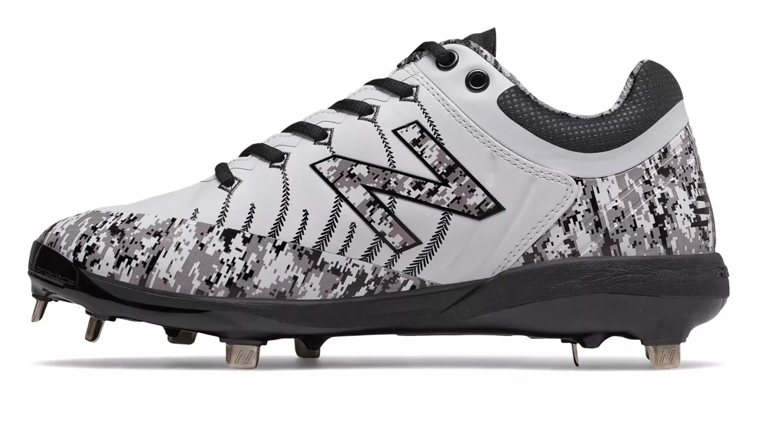 New Balance 4040v5 Metal Spikes – Black/White (L4040PW5) 2 New Balance 4040v5 Metal Spikes – Black/White (L4040PW5) - Image 2