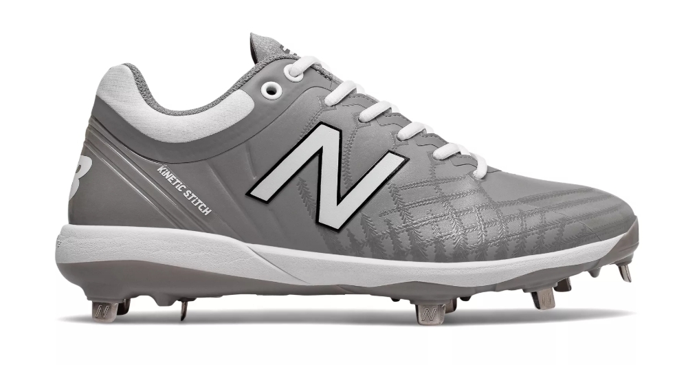 New Balance 4040v5 Metal Spikes – Grey/White (L4040TG5) 1 New Balance 4040v5 Metal Spikes – Grey/White (L4040TG5)