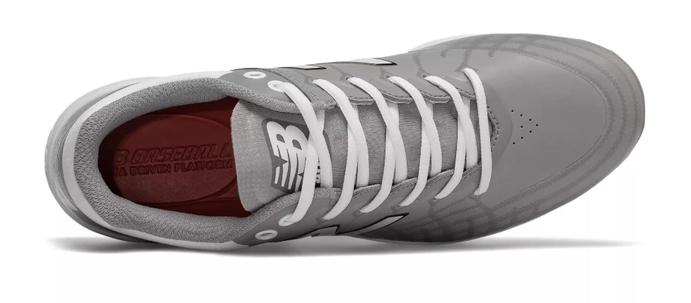 New Balance 4040v5 Metal Spikes – Grey/White (L4040TG5) 3 New Balance 4040v5 Metal Spikes – Grey/White (L4040TG5) - Image 3