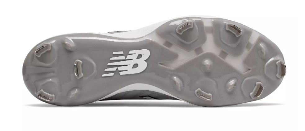 New Balance 4040v5 Metal Spikes – Grey/White (L4040TG5) 4 New Balance 4040v5 Metal Spikes – Grey/White (L4040TG5) - Image 4