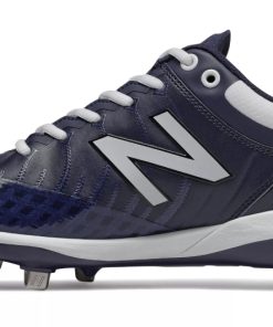 Alternative view of New Balance 4040v5 Metal Spikes – Navy/White (L4040TN5)