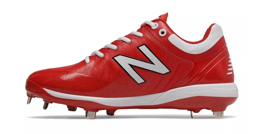 New Balance 4040v5 Metal Spikes – Red/White (L4040TR5) 2 New Balance 4040v5 Metal Spikes – Red/White (L4040TR5) - Image 2