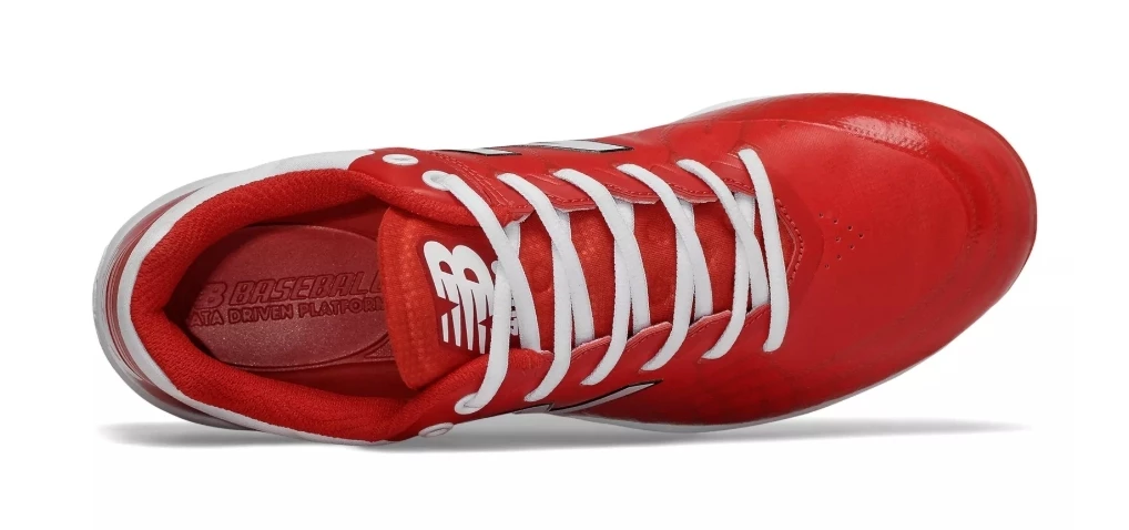New Balance 4040v5 Metal Spikes – Red/White (L4040TR5) 3 New Balance 4040v5 Metal Spikes – Red/White (L4040TR5) - Image 3