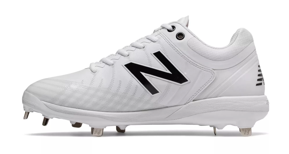 New Balance 4040v5 Metal Spikes – White/Black (L4040TW5) 2 New Balance 4040v5 Metal Spikes – White/Black (L4040TW5) - Image 2
