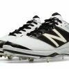 New Balance – White/Black Low 4040v3 Baseball Spikes (L4040WT3)