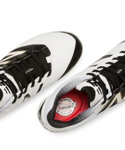 Alternative view of New Balance – White/Black Low 4040v3 Baseball Spikes (L4040WT3)