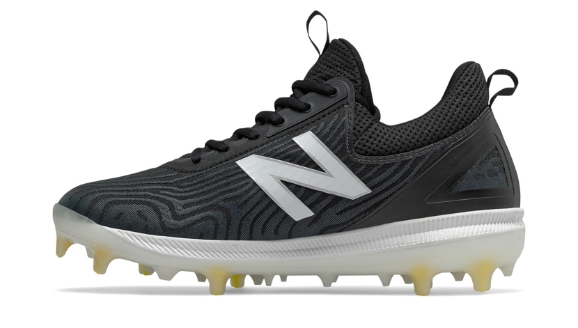 New Balance – FuelCell COMPv2 Black Hybrid Baseball Cleats (LCOMPBK2) 2 New Balance – FuelCell COMPv2 Black Hybrid Baseball Cleats (LCOMPBK2) - Image 2