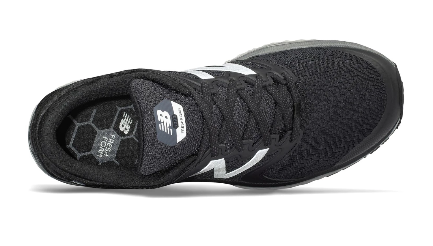 New Balance – Black/White Fresh Foam 1080v8 Running Shoe (M1080BW8) 3 New Balance – Black/White Fresh Foam 1080v8 Running Shoe (M1080BW8) - Image 3