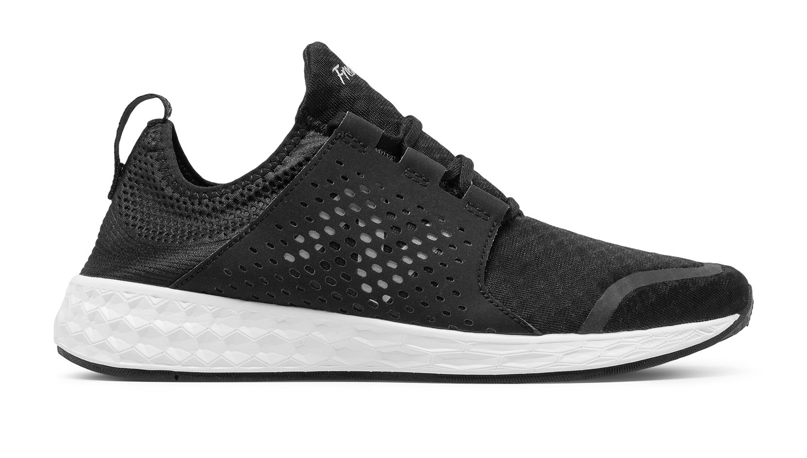 New Balance – Black/White Fresh Foam Running Shoes (MCRUZBK) 1 New Balance – Black/White Fresh Foam Running Shoes (MCRUZBK)