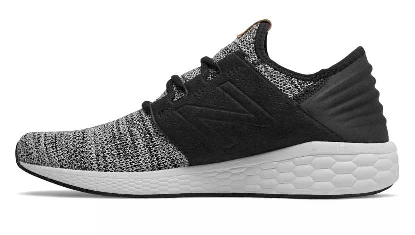 New Balance – Men’s Black/White Fresh Foam Cruz V2 Knit (MCRUZKW2) 2 New Balance – Men’s Black/White Fresh Foam Cruz V2 Knit (MCRUZKW2) - Image 2