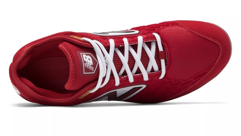 New Balance – Men’s Cardinal/White 3000v4 Fresh Foam Molded Cleat (PL3000M4) 3 New Balance – Men’s Cardinal/White 3000v4 Fresh Foam Molded Cleat (PL3000M4) - Image 3