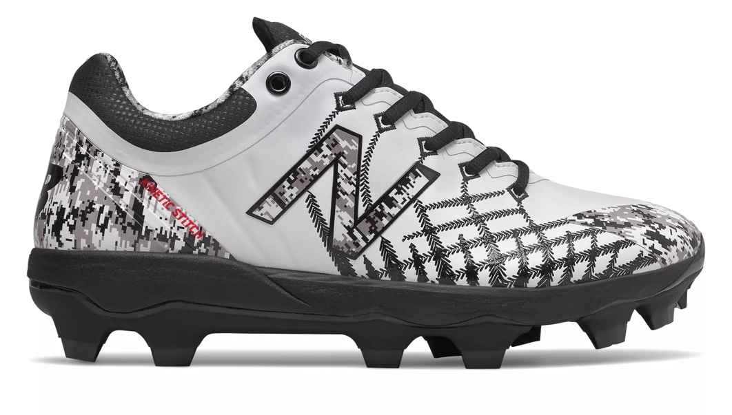 New Balance 4040v5 Adult Molded Cleats – White/Black (PL4040C5) New Balance 4040v5 Adult Molded Cleats – White/Black (PL4040C5) -Wilson Shop products pl4040c5 1