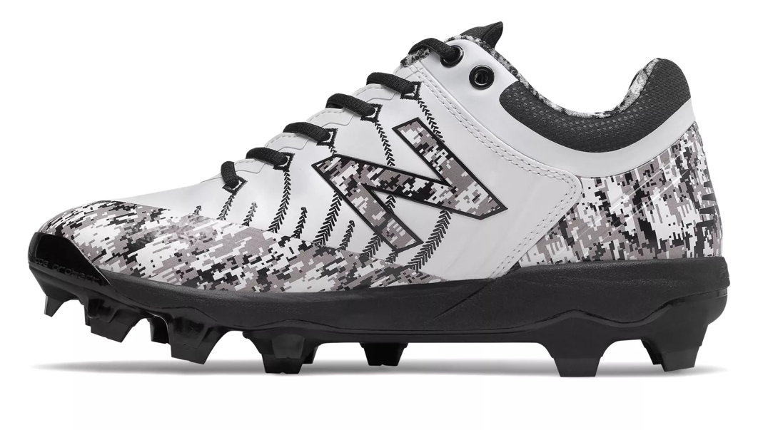 New Balance 4040v5 Adult Molded Cleats – White/Black (PL4040C5) New Balance 4040v5 Adult Molded Cleats – White/Black (PL4040C5) -Wilson Shop products pl4040c5 2