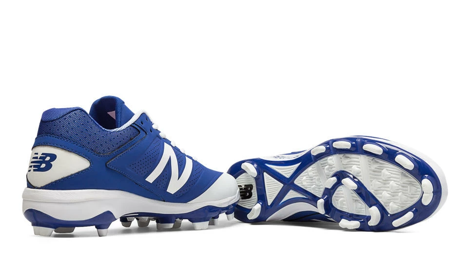 New Balance – Royal/White Low Rubber Baseball Cleats (PL4040D3) 3 New Balance – Royal/White Low Rubber Baseball Cleats (PL4040D3) - Image 3