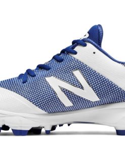 Alternative view of New Balance – Royal/White Low Rubber Baseball Cleats (PL4040D4)