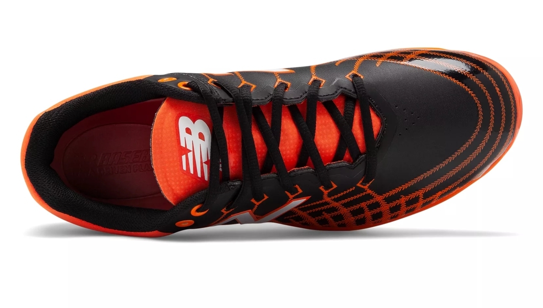 New Balance 4040v5 Adult Molded Cleats – Orange/White (PL4040O5) 3 New Balance 4040v5 Adult Molded Cleats – Orange/White (PL4040O5) - Image 3