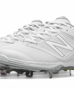 New Balance SM4040W1 White/White Women’s Fastpitch Spikes