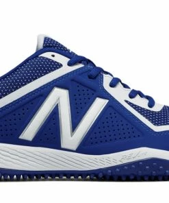 New Balance – Royal/White 4040v4 Baseball Turf Shoes (T4040TB4)
