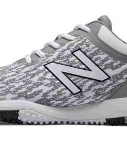 Alternative view of New Balance 4040v5 Turf Trainer – Grey/White (T4040TG5)