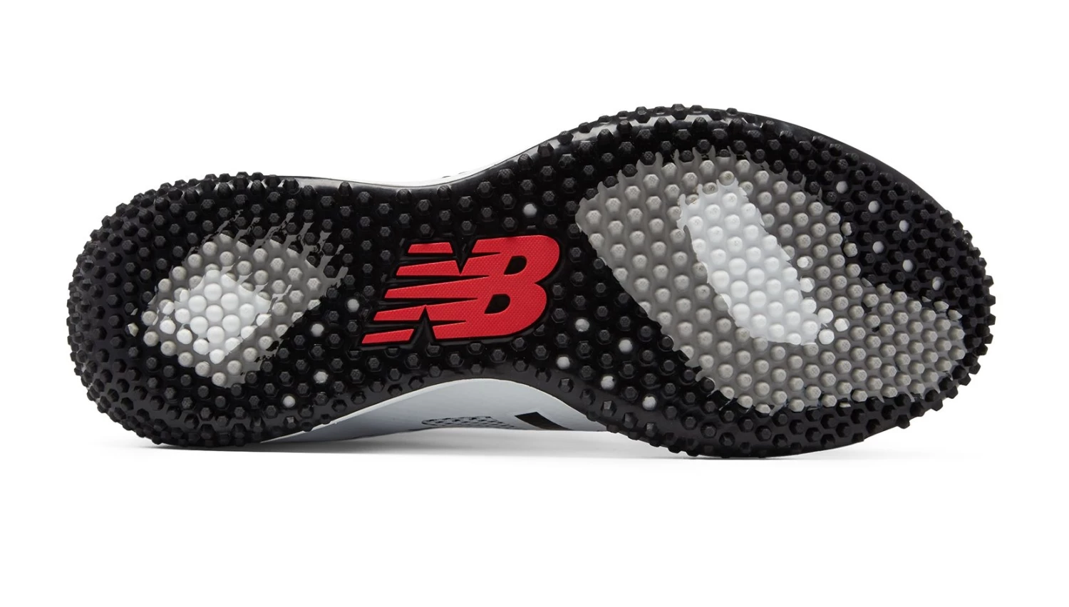 New Balance – White/Black 4040v4 Baseball Turf Shoes (T4040WB4) 3 New Balance – White/Black 4040v4 Baseball Turf Shoes (T4040WB4) - Image 3